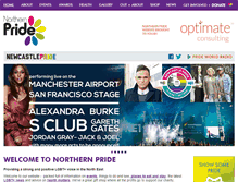 Tablet Screenshot of northern-pride.com